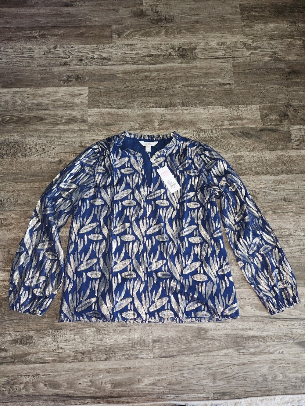 Lilly Pulitzer Giana Long Sleeve Silk Blouse